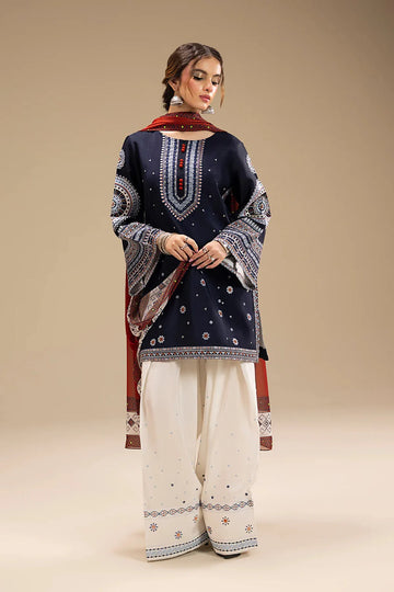 LAAM UNSTITCHED 3PC DHANAK EMBROIDERED