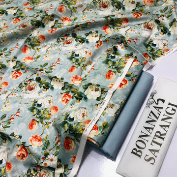 BONANZA LAWN DIGITAL PRINT 2PC D140