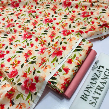 BONANZA LAWN DIGITAL PRINT 2PC D147