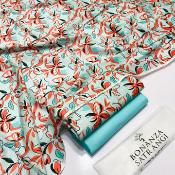 BONANZA LAWN DIGITAL PRINT 2PC D238