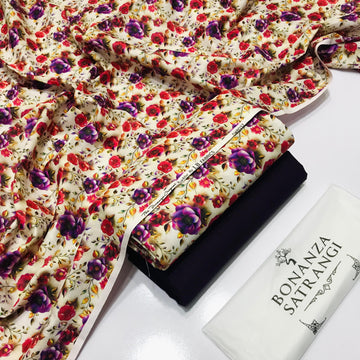 BONANZA KHADDAR DIGTIAL PRINT 2PC D#033