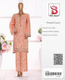 Bin Saeed Digital Lawn 3-Piece Un-Stiched