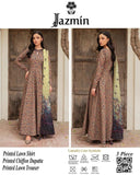 Jazmin Lawn 3-Piece Un-stiched