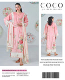 Coco By Zara Shahjahan Digital Printed Dhanak 3-Piece Un-Stiched