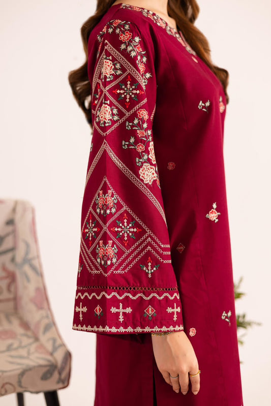 Maria.B Dhanak Premium Embroidered 3-Piece