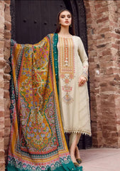 Maria.B Dhanak Premium Embroidered 3-Piece