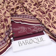 Baroque lawn 3-Piece Un-stiched