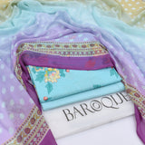 Baroque lawn 3-Piece Un-stiched