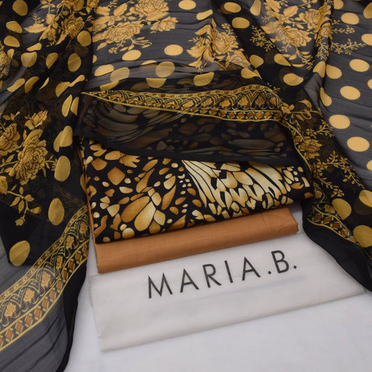 Maria.B lawn 3-Piece Un-stiched
