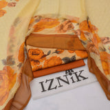 Iznik lawn 3-Piece Un-stiched
