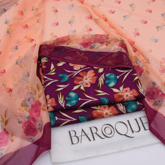 Baroque lawn 3-Piece Un-stiched