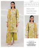 Afrozeh Digital Lawn 3-Piece Un-Stiched