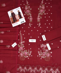 Mahnur Dhanak Premium Embroidered 3-Piece