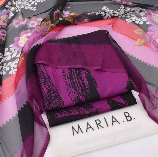 Maria.B lawn 3-Piece Un-stiched