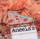 Aneela'S lawn 3-Piece Un-Stiched