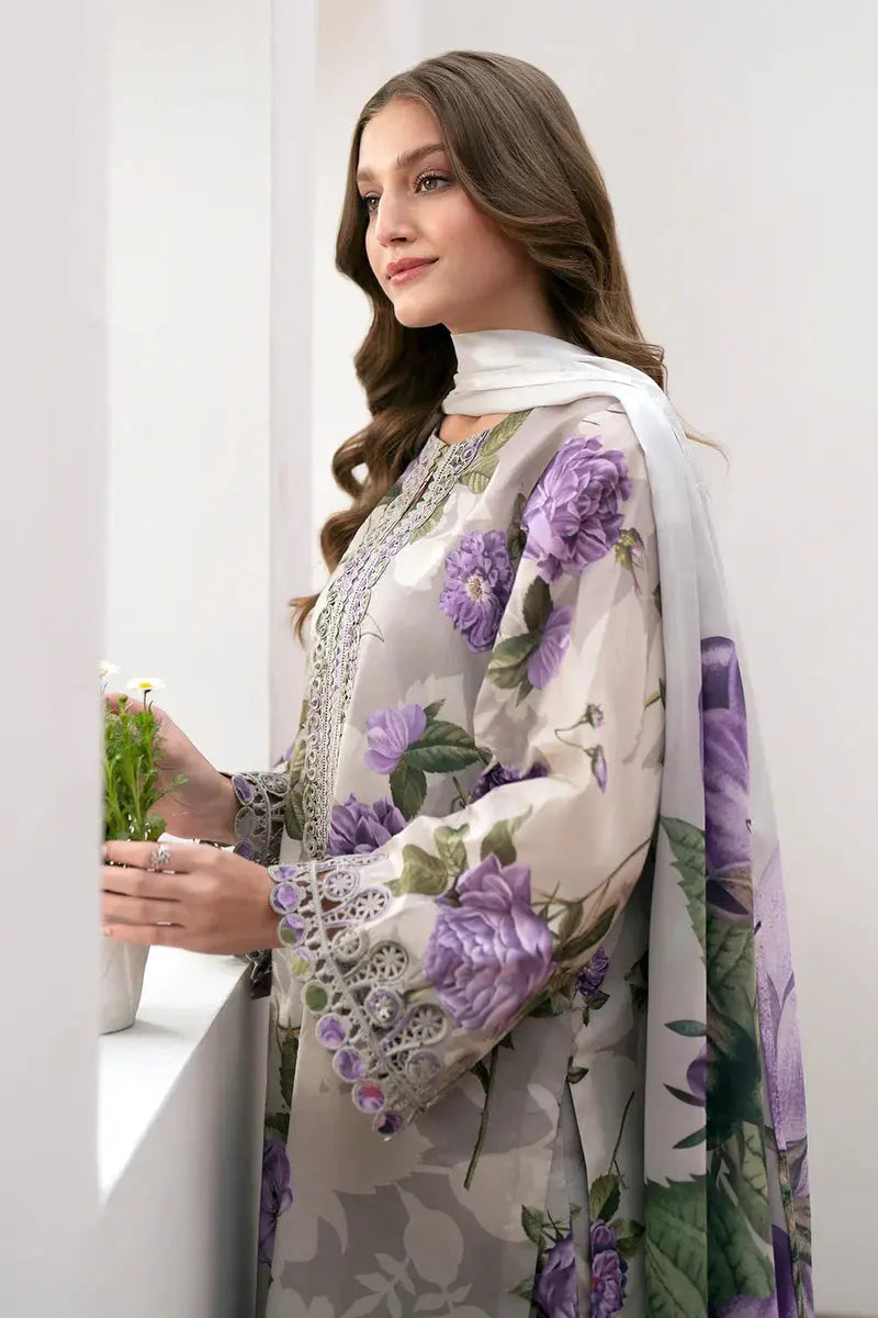 3 PCS Luxury Dhanak Suit - Unstitched A#016 Kenari.Pk