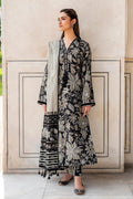 3 PCS Premium Khaddar Moonlit Flora - Unstitched A#010 Kenari.Pk