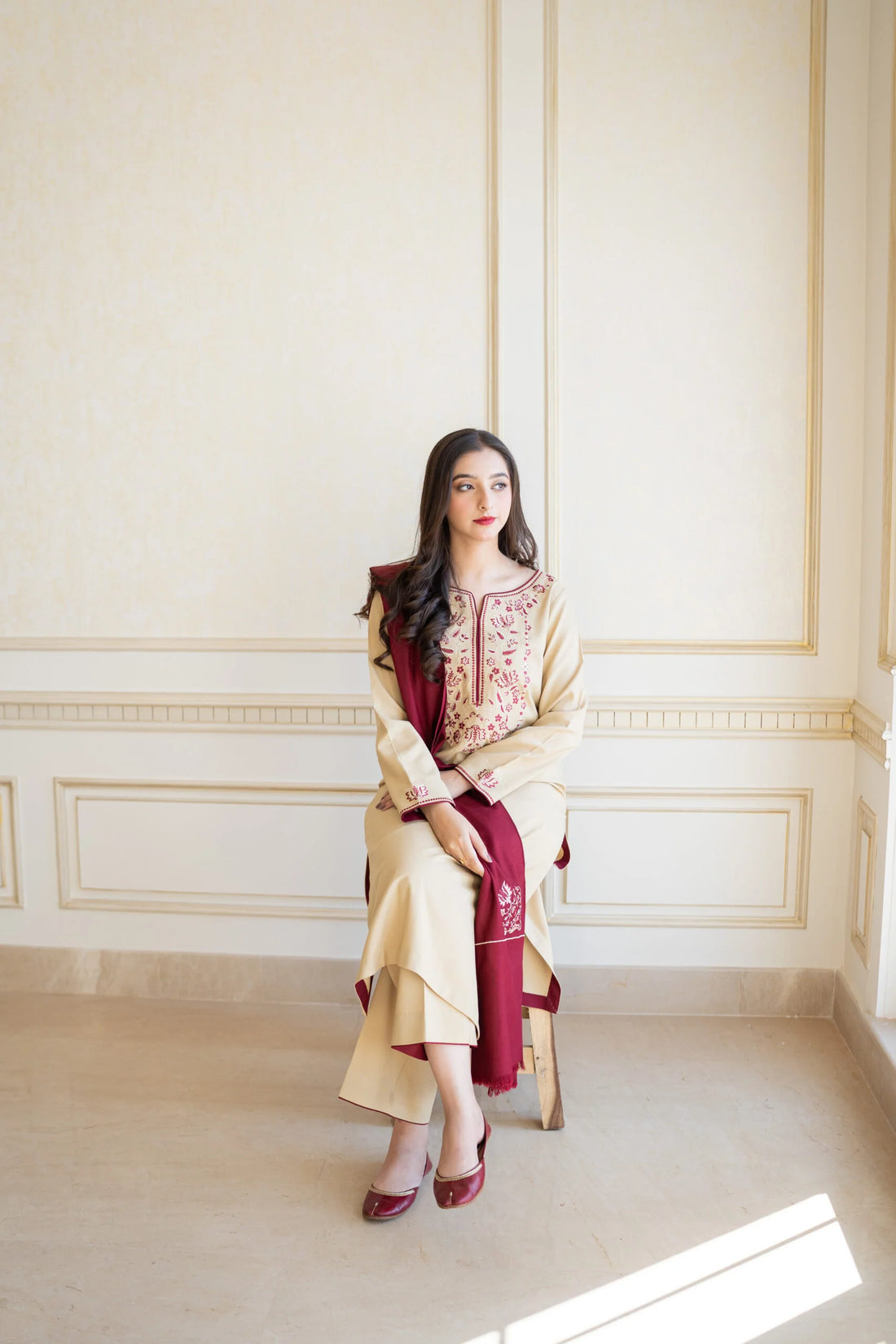 Digital Printed  Dhanak 3pc