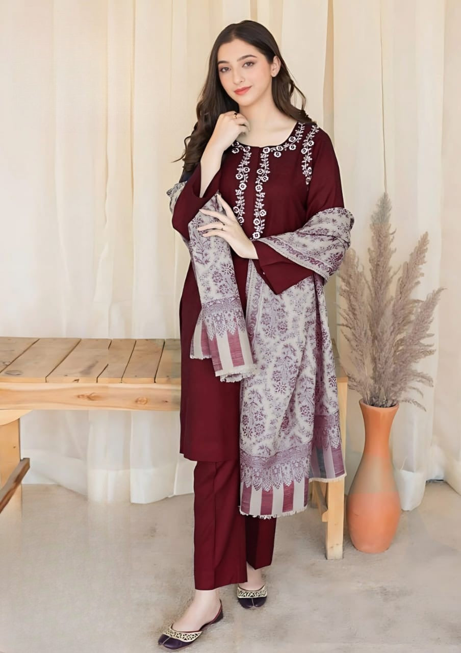 ASLING 3PC Embroidery  SU#01