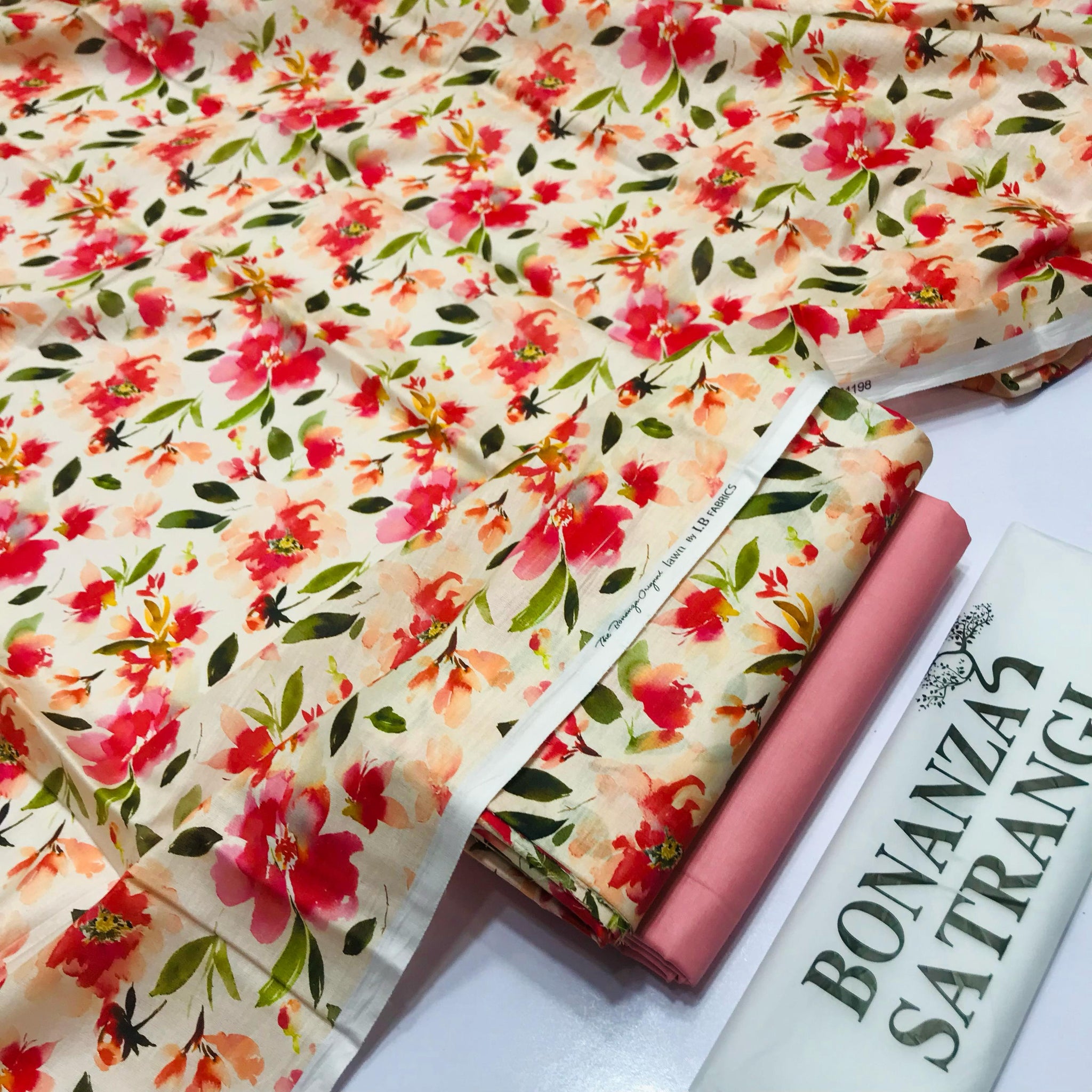 BONANZA LAWN DIGITAL PRINT 2PC D147