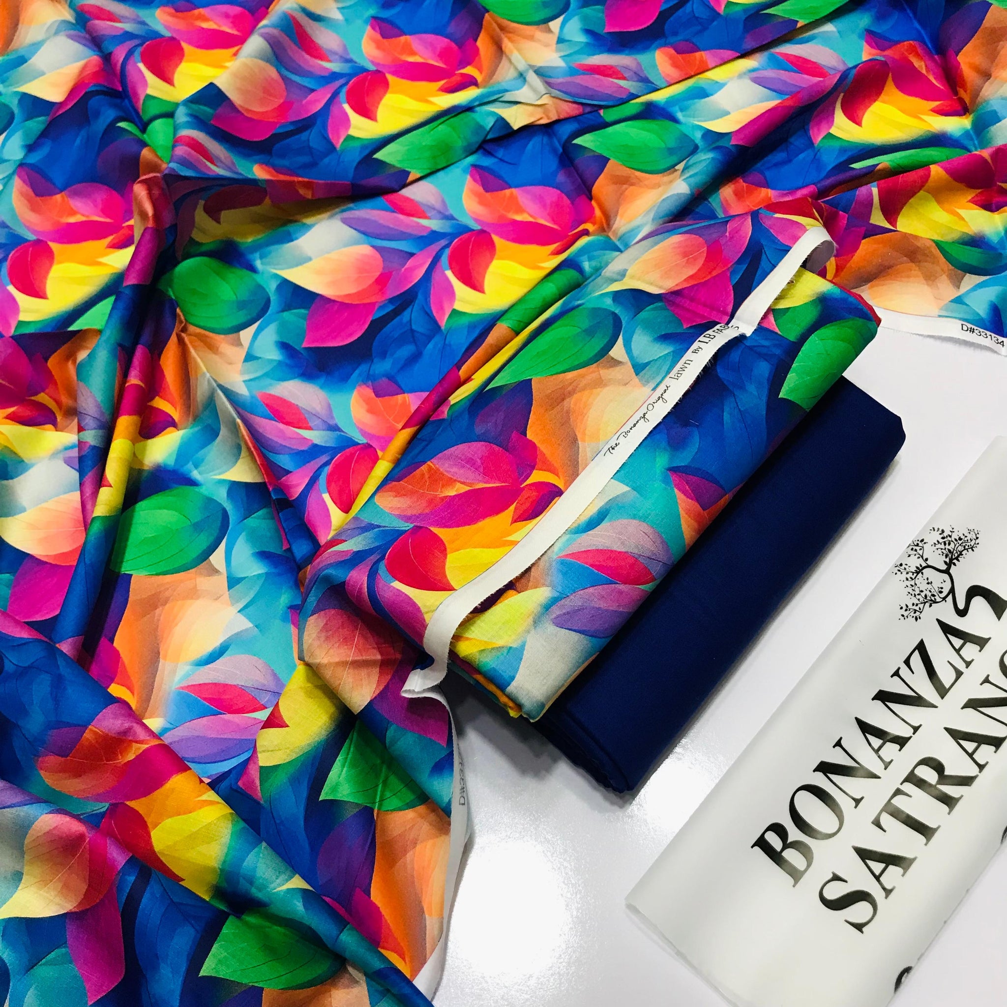 BONANZA LAWN DIGITAL PRINT 2PC D161
