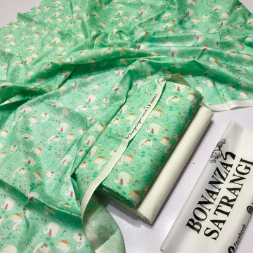 BONANZA LAWN DIGITAL PRINT 2PC D174
