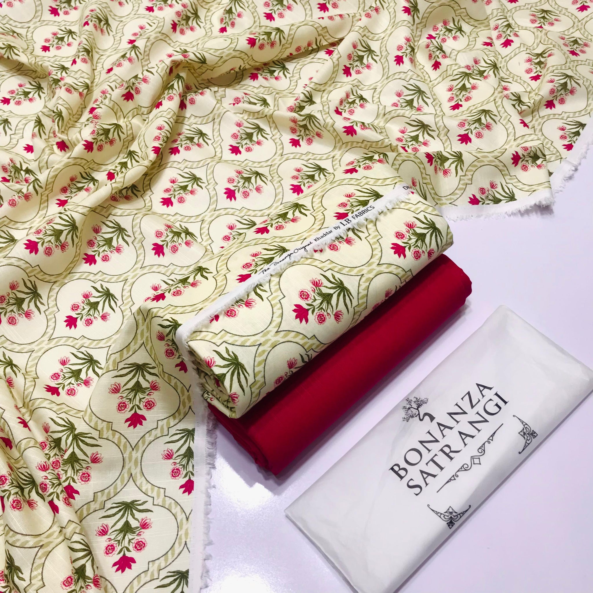 BONANZA KHADDAR DIGTIAL PRINT 2PC D#026