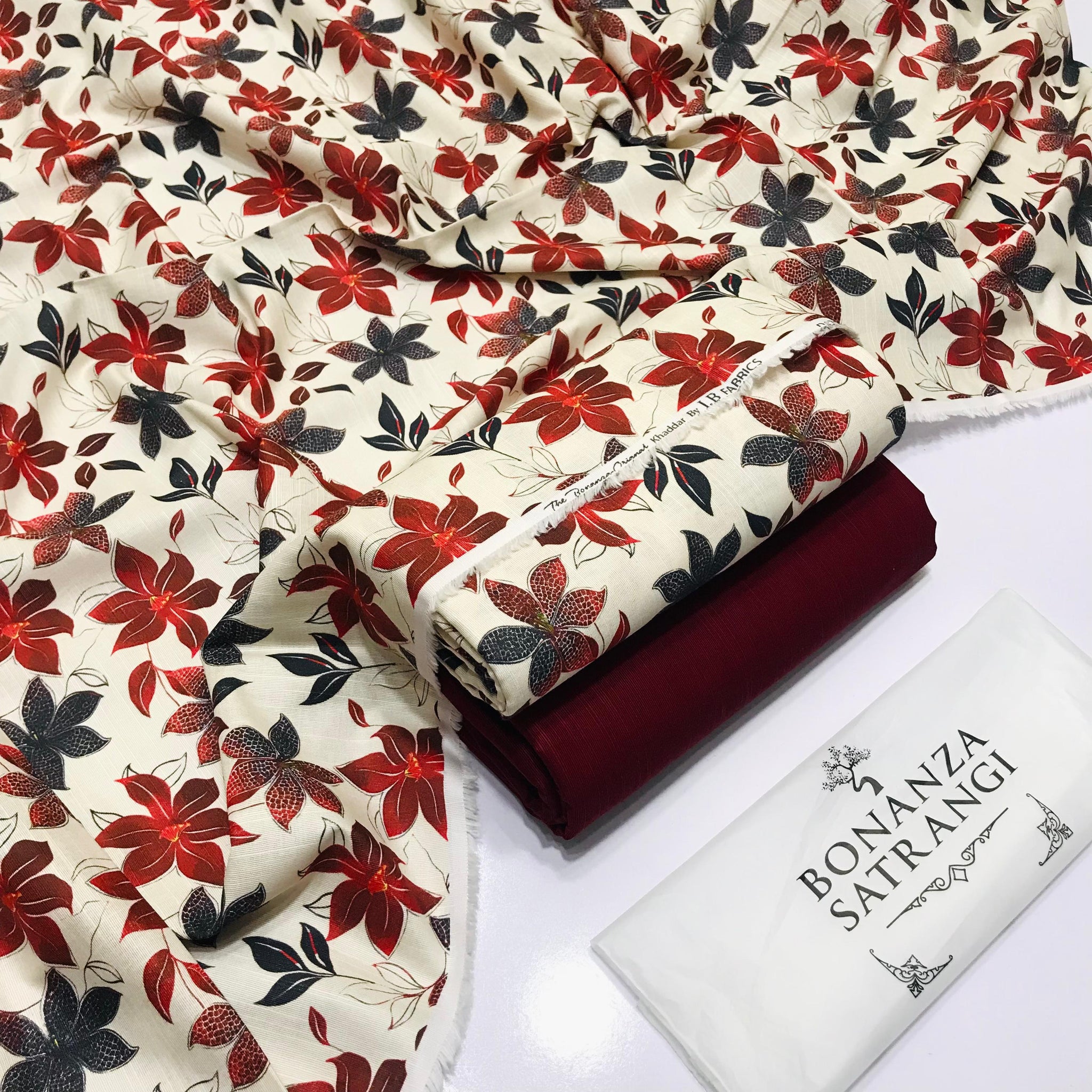 BONANZA KHADDAR DIGTIAL PRINT 2PC D#027