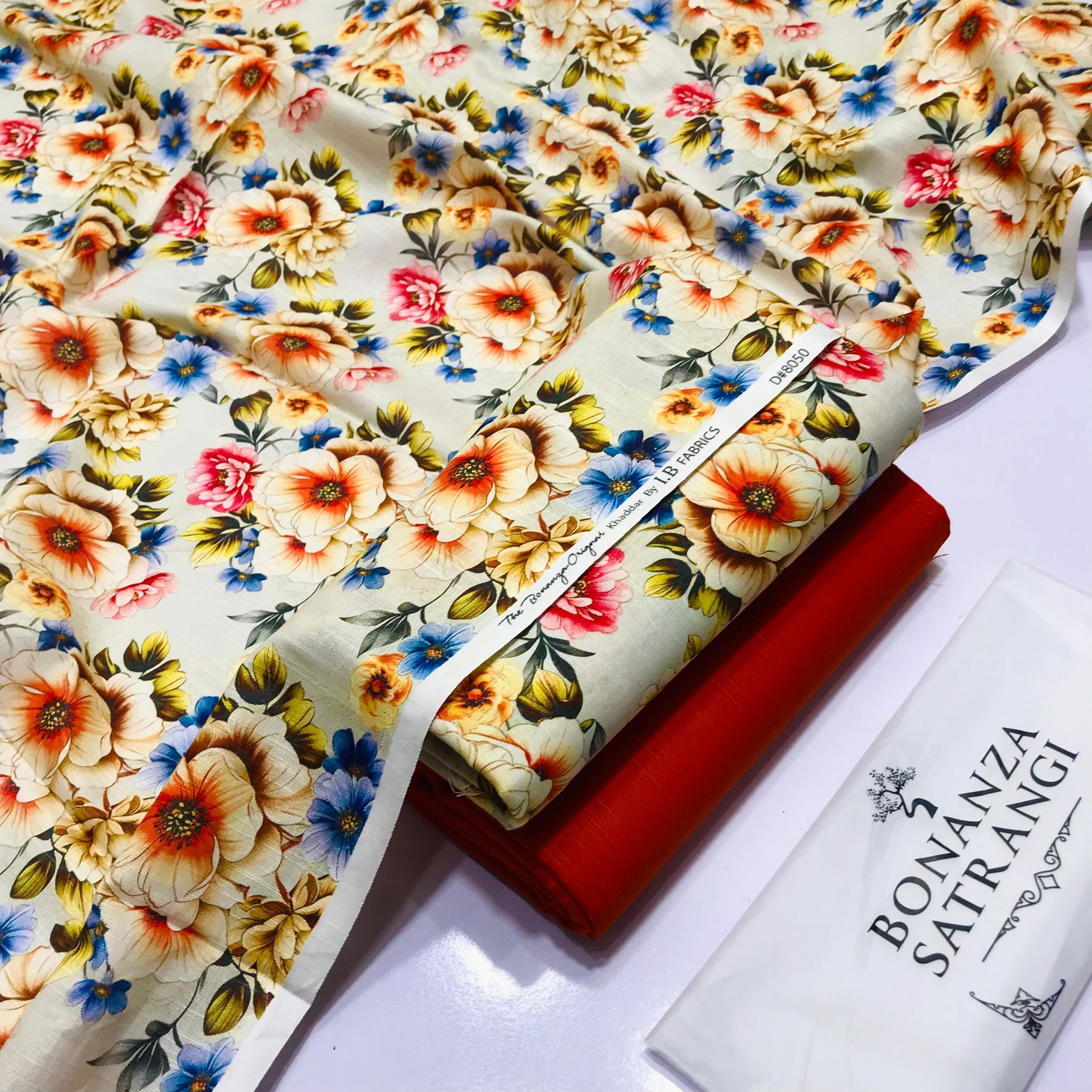 BONANZA KHADDAR DIGTIAL PRINT 2PC D#032
