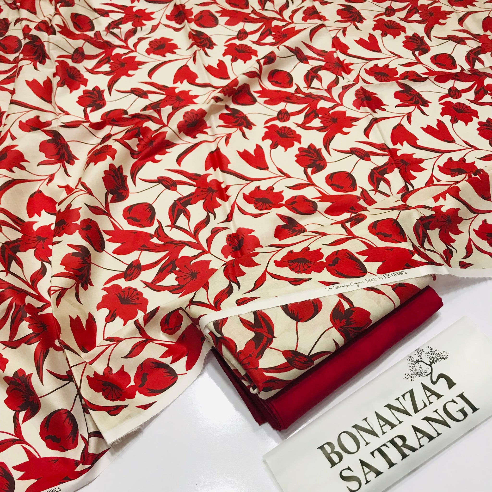 BONANZA LAWN DIGITAL PRINT 2PC D189