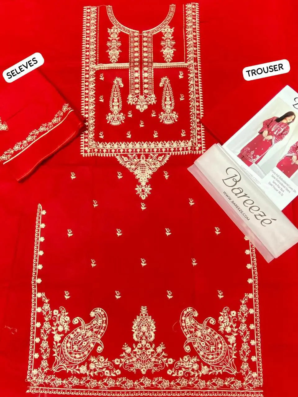 Bareeze Embroidered 2-Piece Lawn Un-stiched Kenari.Pk