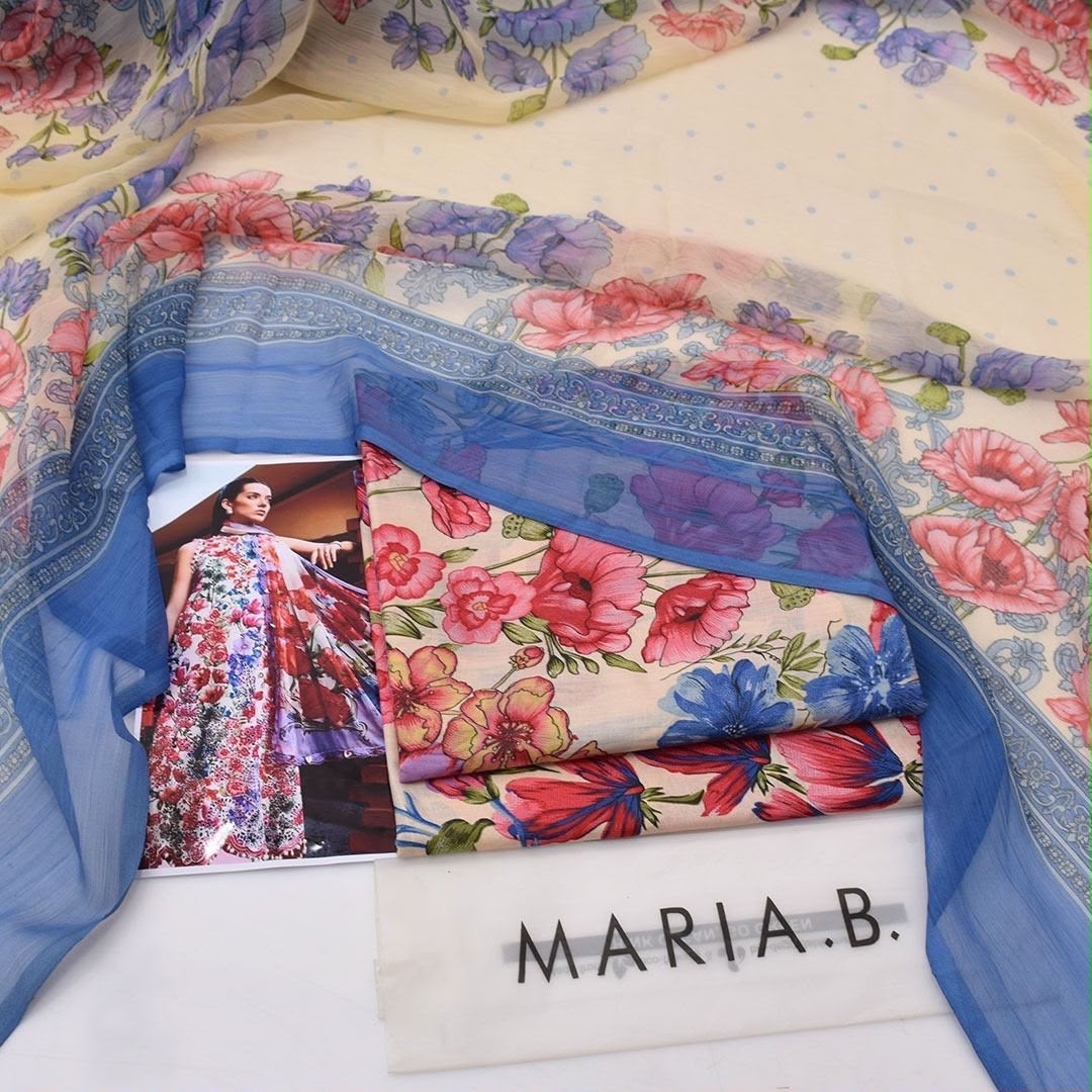 Maria.B lawn 3-Piece Un-stiched