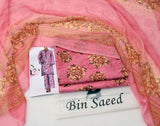Bin Saeed Digital Lawn 3-Piece Un-Stiched
