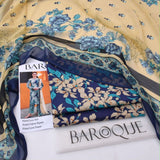 Baroque lawn 3-Piece Un-stiched