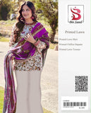 Bin Saeed Lawn 3-Piece Un-stiched
