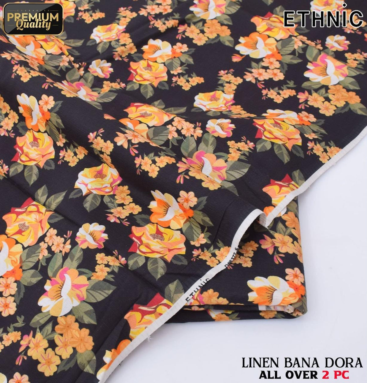 Ethnic Digital Linen 2-Piece Un-Stiched