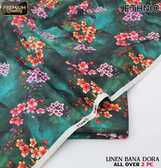 Ethnic Digital Linen 2-Piece Un-Stiched
