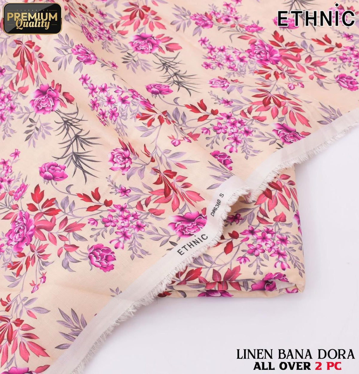 Ethnic Digital Linen 2-Piece Un-Stiched