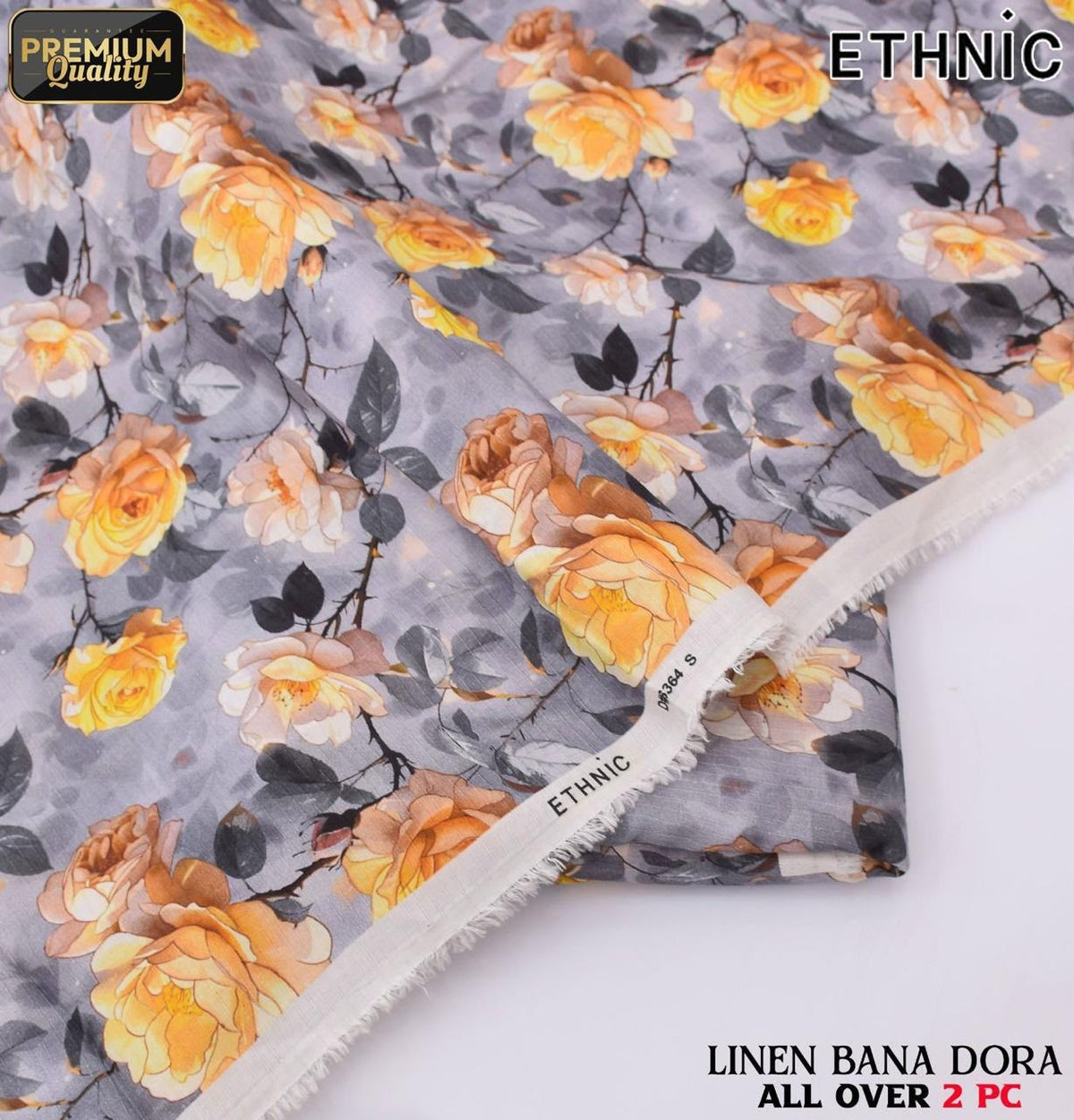 Ethnic Digital Linen 2-Piece Un-Stiched