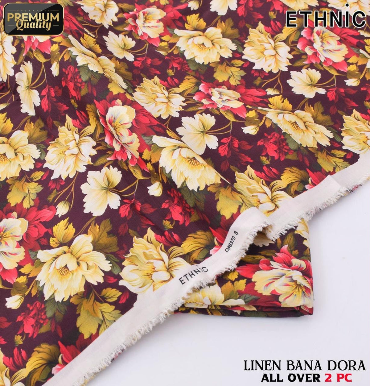 Ethnic Digital Linen 2-Piece Un-Stiched