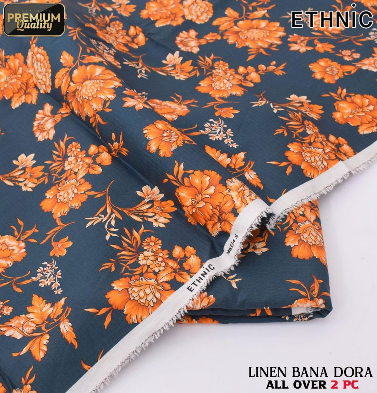 Ethnic Digital Linen 2-Piece Un-Stiched
