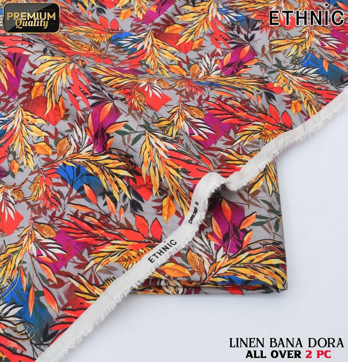 Ethnic Digital Linen 2-Piece Un-Stiched