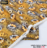 IZNIK Digital Linen 2-Piece Un-Stiched