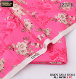 IZNIK Digital Linen 2-Piece Un-Stiched