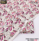 IZNIK Digital Linen 2-Piece Un-Stiched