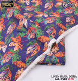 IZNIK Digital Linen 2-Piece Un-Stiched