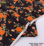 IZNIK Digital Linen 2-Piece Un-Stiched