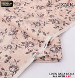 IZNIK  Digital Linen 2-Piece Un-Stiched