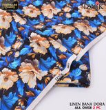 IZNIK Digital Linen 2-Piece Un-Stiched