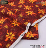 IZNIK Digital Linen 2-Piece Un-Stiched